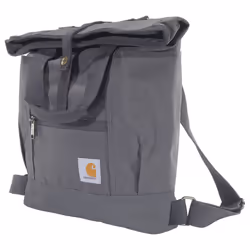 Carhartt Convertible Durable Tote Bag with Adjustable Backpack Straps and Laptop Sleeve Gray One Size
