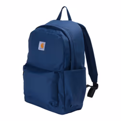 Carhartt 21L Classic Daypack Durable Water-Resistant Pack with Laptop Sleeve Blue One Size