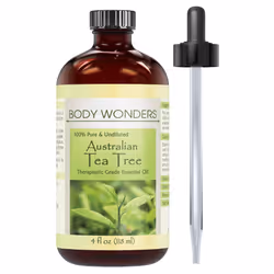 OETUIOW Body Wonders 100% Pure Australian Tea Tree Oil -4 fl oz Bottle- Finest of Essential Oils from Australia for Aromather ...