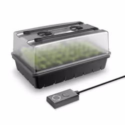 AC Infinity Humidity Dome, Germination Kit with LED Grow Light Bars, 5x8 Cell Seedling & Drip Trays, Vented Height Extension  ...