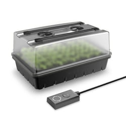 AC Infinity Humidity Dome, Germination Kit with LED Grow Light Bars, 5x8 Cell Seedling & Drip Trays, Vented Height Extension Panels, for Indoor Garden