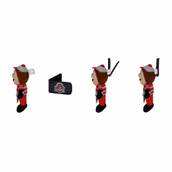 Ohio State University Brutus Mascot Bobbi-Dobbiez Attachable Plushie