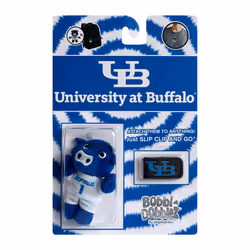 University at Buffalo Victor E. Bull Mascot Bobbi-Dobbiez Attachable Plushie