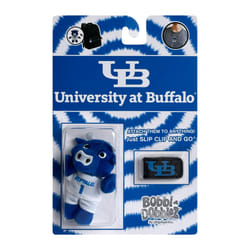 University at Buffalo Victor E. Bull Mascot Bobbi-Dobbiez Attachable Plushie
