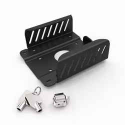 Compulocks Apple TV Security Mount (4th, 4k 1-2nd Gen) (2018-2021) with Cable Lock Black