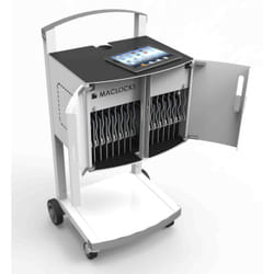 Compulocks CartiPad Uno Tablet / Laptop Charging Rolling Cart 16 Devices UK Power Plug