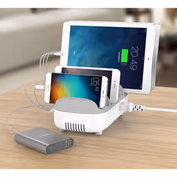 Compulocks 10 Ports USB Charging Dock Station With UK Plug - Additional view 6