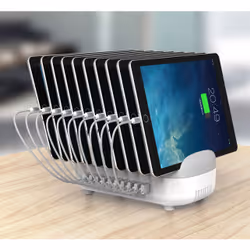 Compulocks 10 Ports USB Charging Dock Station With UK Plug - Additional view 7