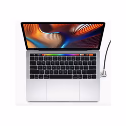 Compulocks Ledge Lock Adapter for MacBook Pro 16" (2019) with Keyed Cable Lock Silver, Black, Silver, 1 pc(s), MacBook Pro To ...