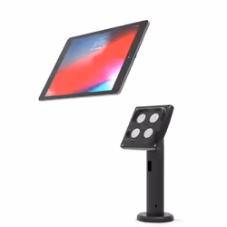 Compulocks Universal Tablet Magnetic Counter Stand with Cable Lock Black