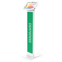 Compulocks iPad 10.9" 10th Gen Space Enclosure Brandable Floor Stand White