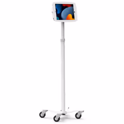 Compulocks iPad Pro 12.9" (3-6th Gen) Space Enclosure Medical Rolling Cart White, Multimedia cart, White, Tablet, 32.8 cm (12 ...