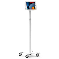 Compulocks iPad Pro 12.9" (3-6th Gen) Space Enclosure Medical Rolling Cart White