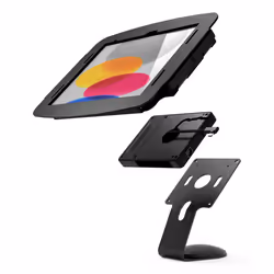 Compulocks iPad Pro 12.9" (3-6th Gen) Space Enclosure Core Counter Stand or Wall Mount Plus Hub Black, 32.8 cm (12.9"), Apple ...
