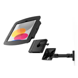 Compulocks iPad Air 10.9" (4-5th Gen) Space Enclosure Swing Wall Mount Plus Hub Black
