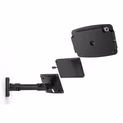 Compulocks iPad Air 10.9" (4-5th Gen) Space Enclosure Swing Wall Mount Plus Hub Black