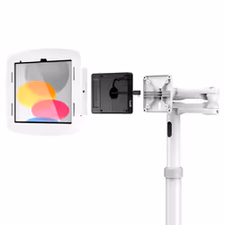 Compulocks iPad Pro 12.9" (3-6th Gen) Space Enclosure Medical Rolling Cart Extended Plus Hub White, 32.8 cm (12.9"), Apple, i ...