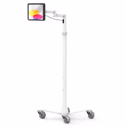 Compulocks iPad 10.9" 10th Gen PowerMove Medical Rolling Cart Extended Black, 27.7 cm (10.9"), Apple, iPad (10th gen.) | 10.9 ...