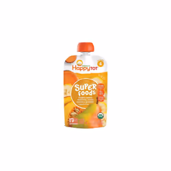 Happy Baby HappyTot Superfoods Stage 4 Organic Toddler Food Pears Bananas Sweet Potato & Pumpkin + Super Chia -- 4.22 oz