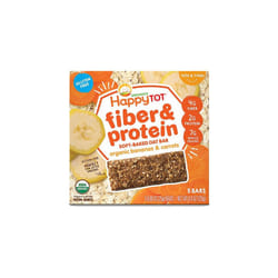 Happy Baby HappyTot Fiber & Protein Soft-Baked Bar Organic Bananas & Carrots -- 5 Bars