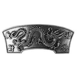 Dragon Hair Clip Hand Cast Metal Barrette Made in the USA with a Medium 70mm Clip by Oberon Design 1 Piece