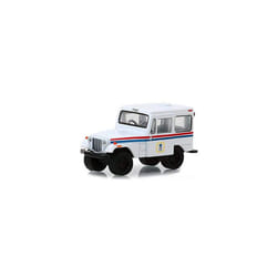 Greenlight 29997 United States Postal Service (USPS) 1971 Jeep Dj-5 Postal Mail Delivery Vehicle Hobby Exclusive 1/64 Diecast Model Car  White