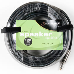 Adj S-10012 audio cable 30.5 m 6.35mm Black