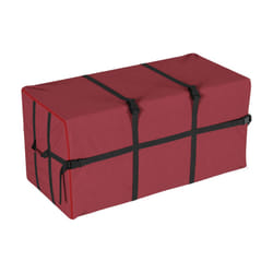 Christmas Tree Storage Bag for 7.5-Foot Artificial Trees - Canvas Storage Tote Protects Holiday Decorations and Inflatables by Elf Stor (Red