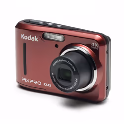 Kodak FZ43-RD compact camera 1/2.3" 16.15 MP CCD 4608 x 3456 pixels Red