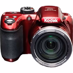 Kodak Astro Zoom AZ401, 16.15 MP, 4608 x 3456 pixels, CCD, 40x, HD-Ready, Red