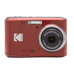 Kodak PIXPRO FZ45, 16 MP, 4608 x 3456 pixels, CMOS, 4x, Full HD, Red