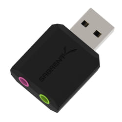 Sabrent AU-MMSA interface cards/adapter 3.5 mm