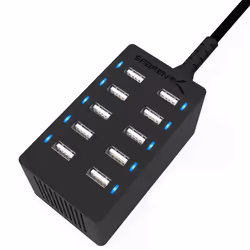 Sabrent AX-TPCS, Indoor, AC, 12 A, Black
