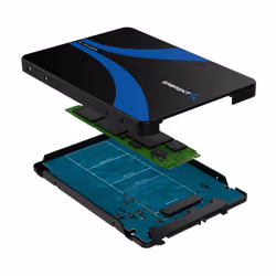 Sabrent EC-M2SA storage drive enclosure SSD enclosure Black M.2
