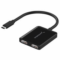 Sabrent DA-UCDH laptop dock/port replicator Wired USB 3.2 Gen 1 (3.1 Gen 1) Type-C Black