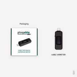 Plugable Technologies USB C Power Meter Tester for Monitoring USB-C Connections - Digital Multimeter for USB-C Cables, Laptops, Phones, Chargers - Driverless - Additional view 7