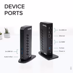 Plugable Technologies UD-3900Z Docking USB 3.2 Gen 1 (3.1 Gen 1) Type-C Black - Additional view 6
