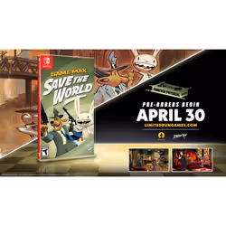 Limited Run Games Sam & Max Save the World, Switch Standard English Nintendo Switch