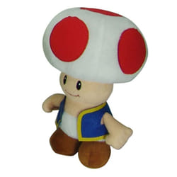 Nintendo Official Super Mario Toad Plush, 8""