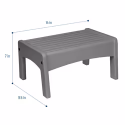 Wildkin Slatted Wooden Step Stool for Kids and Adults  Measures 14 x 9.5 x 7 Inches  Ideal for Kitchen or Bathroom Use  Skid-Proof Design Suitable for