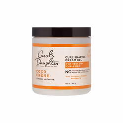 Carol's Daughter Coco Creme Curl Shaping Cream Gel, with Coconut Oil and Coconut Milk, for Very Dry and Curly Hair, 16 oz