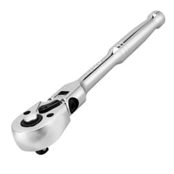 WORKPRO 12 Drive Flex Head Ratchet 72Tooth Ratchet Flex Head with Chromium Plating Quick Release Reversible Design  5 Degree