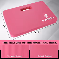 WORKPRO Extra Thick Kneeling Pad  Soft Foam Cushioning for Knee  Large Foam Kneeler Mat for Gardening  Bathing Baby  Workout Supplies  17.5 x 11 x 1.5