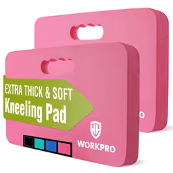 WORKPRO Extra Thick Kneeling Pad  2-Pack  Soft Foam Cushioning for Knee  Large Foam Kneeler Mat for Gardening  Bathing Baby   ...
