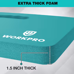 WORKPRO Extra Thick Kneeling Pad  Soft Foam Cushioning for Knee  Large Foam Kneeler Mat for Gardening  Bathing Baby  Workout Supplies  17.5 x 11 x 1.5