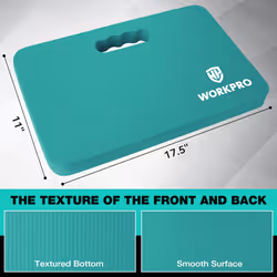 WORKPRO Extra Thick Kneeling Pad  Soft Foam Cushioning for Knee  Large Foam Kneeler Mat for Gardening  Bathing Baby  Workout Supplies  17.5 x 11 x 1.5