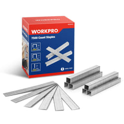 WORKPRO Heavy Duty T50 7500-Count Staples for Staple Gun  1/2""+3/8""