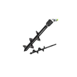 Auger Drill Bit Set with Hex Drive 2Piece Garden Post Hole Digger for Planting Bulbs Seedlings 4x22cm 8x30cm