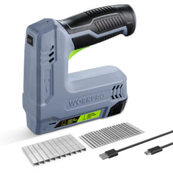 Cordless Staple Gun | 2 in 1 Electric Nail Gun with 1000pcs Staples and 1000pcs Nails | Lightweight Electric Stapler with Triple Safety Mechanism |