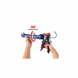 WORKPRO Sealant Caulking Gun, 9:1 & 18:1 Adjustable Thrust Ratio, for Applying 290-310 ml Cartridge Caulks, Sealants, Silicones, Adhesives